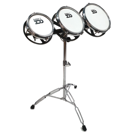 Dadi  Rotar tom Drum Set With Adjustable Stand - Silver